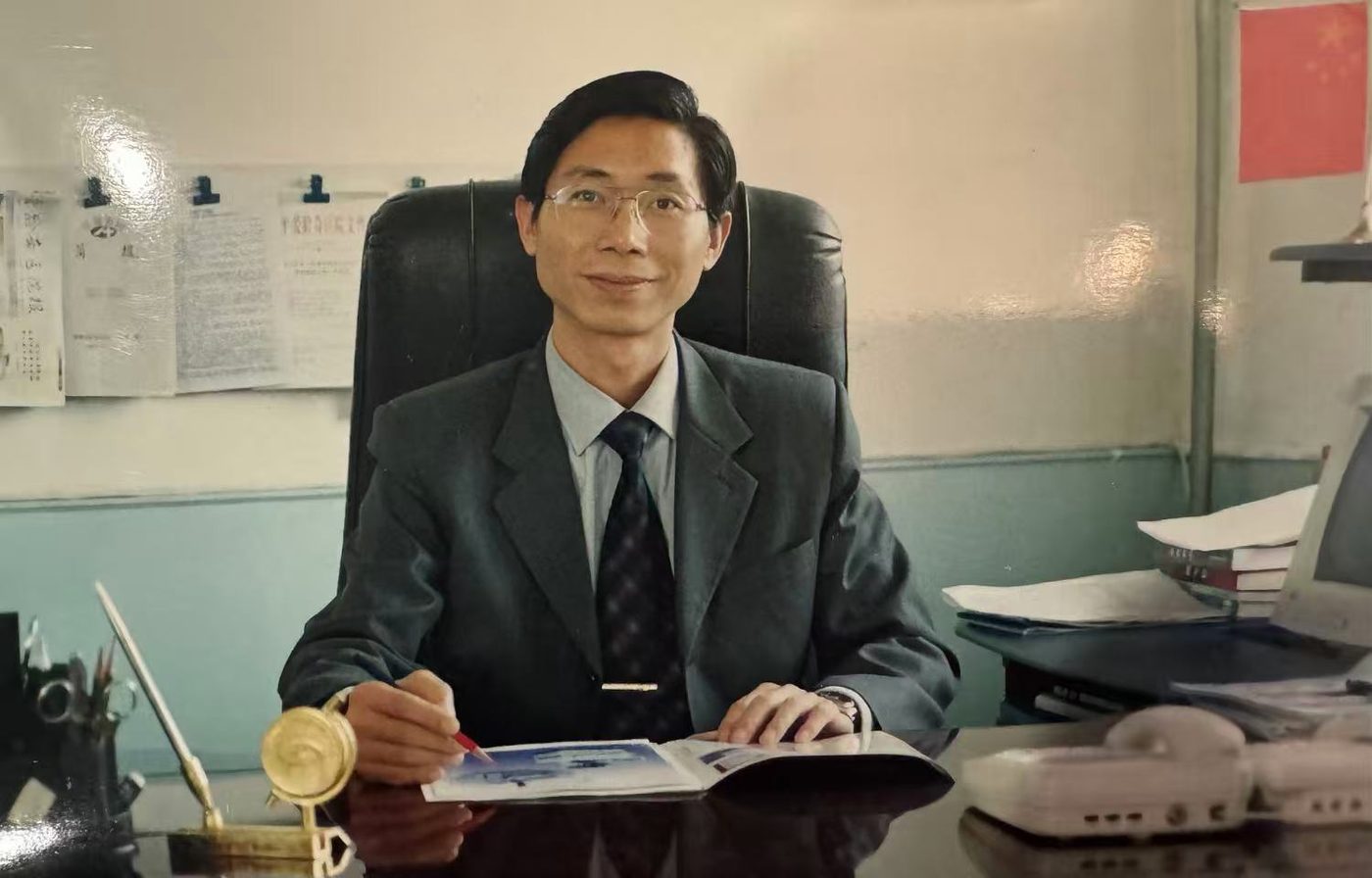 办公室工作留影